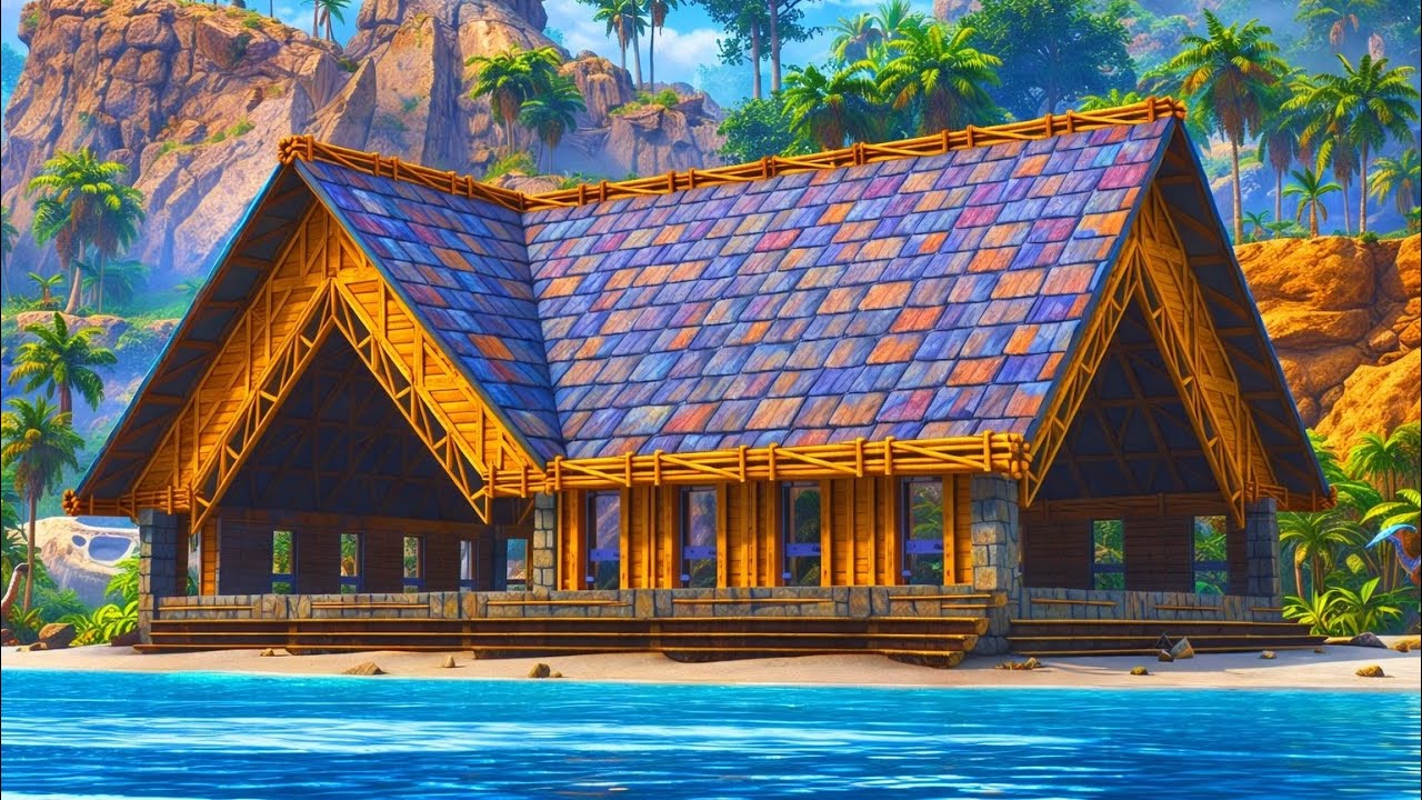 HOW TO BUILD BEACH BOB HOUSE (ARK SURVIVAL ASCENDED) - YouTube