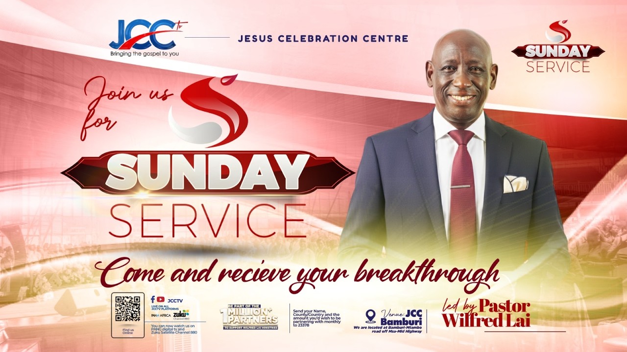 Pastor Wilfred Lai || Sunday Service || Live from Jesus Celebrations Center Bamburi – Mombasa