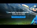How To Edit Total Runs,Balls,Wicket & Overs On Live Match | vMix Cricket Scoring System | vMix