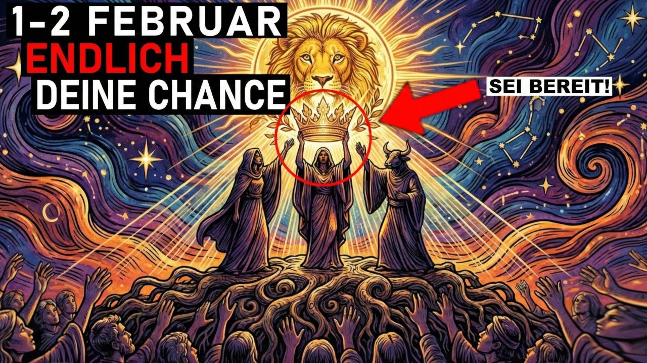 Leo Vollmond KRÖNT dich morgen - 3 Zeichen erhalten endlich verdiente Anerkennung (1.Feb)