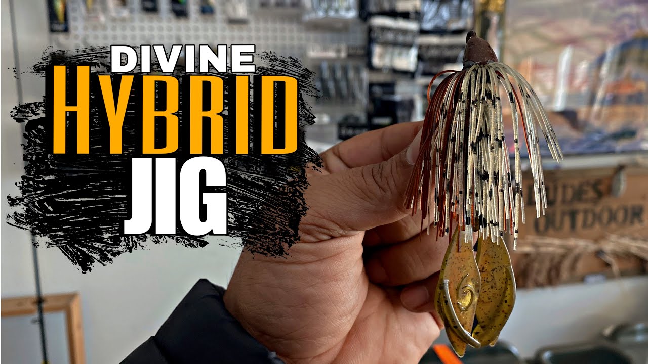 Fishing The Divine HYBRID Jig Paired w/ the BONGO Soft plastic By 6th Sense / Winter Fishing