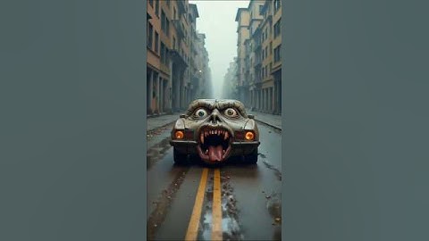 scary Version of car #ai #aishorts #shorts #feedshorts #scary #creepy #horror #scaryai