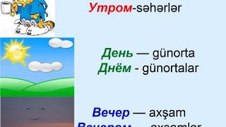 Rus dili ders + gundelik ifadeler
