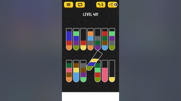 【Water Sort Puzzle】 Level 401
