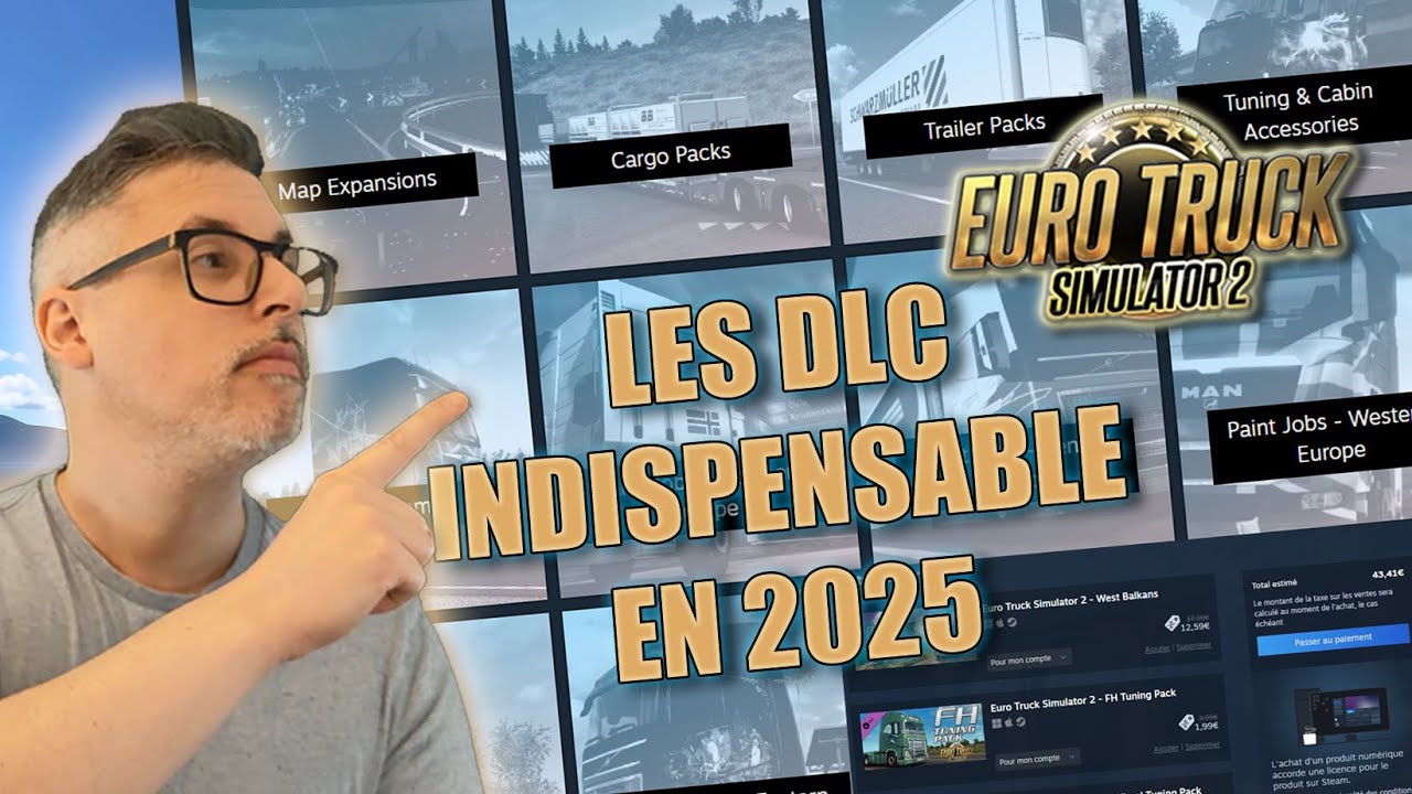 ETS2 : LES DLC INDISPENSABLES EN 2025 (mon TOP3 starter pack en fin de vidéo)