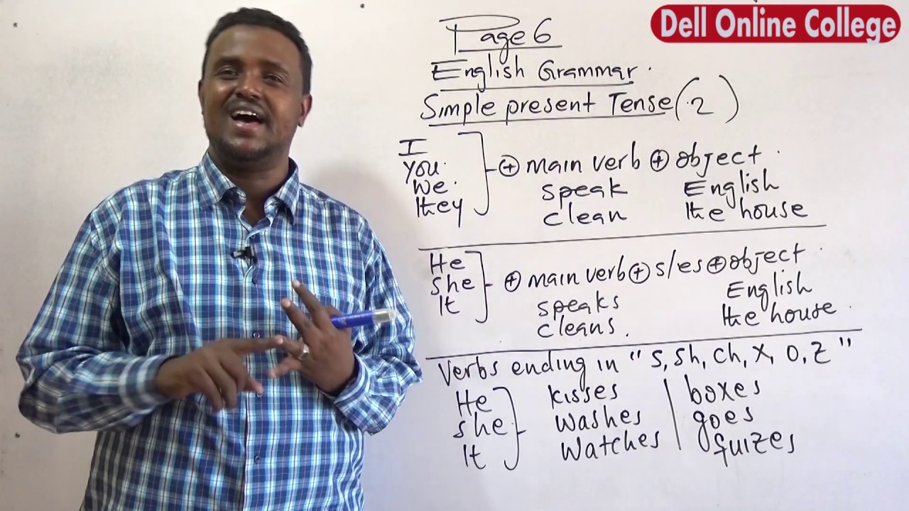 Simple Present tense (Part II) - YouTube