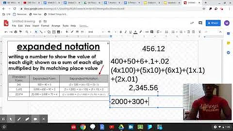 4th Grade  Expanded Notation WITH DECIMALS