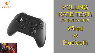 GuliKit KingKong 2 Pro Controller (NS09) #02 - OVERCLOCKING + POLLING RATE TEST (Wired vs Bluetooth)