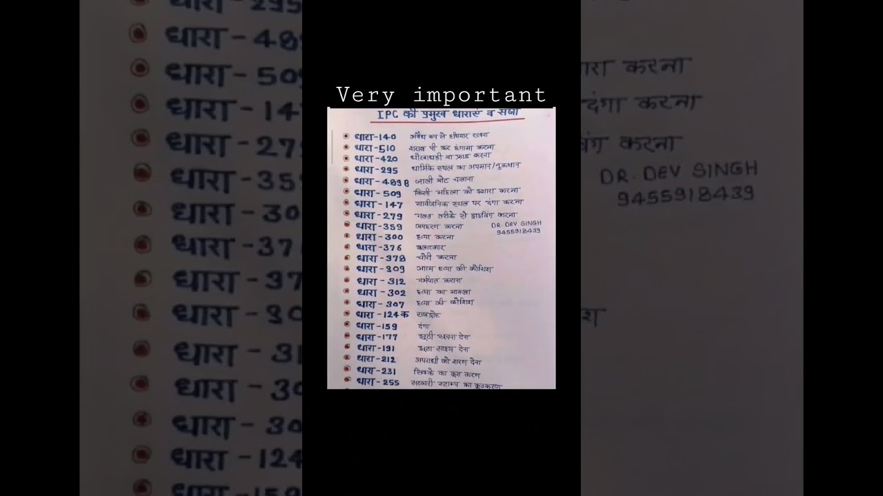 IPC ke dhara 🔥🔥