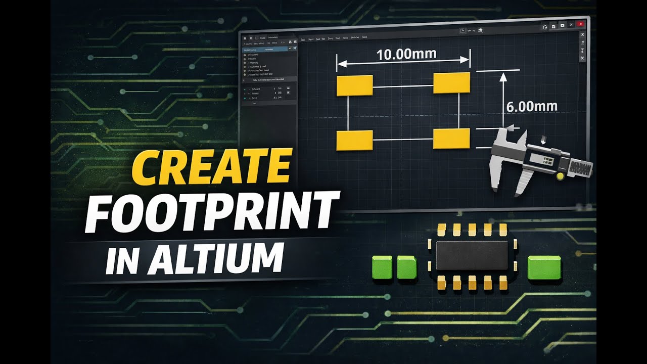 How to Create a PCB Footprint in Altium Designer | Step-by-Step Tutorial-In Hindi