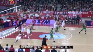Darius Johnson Odom Olympiacos Laboral Kutxa Awesome Coast To Coast Dunk