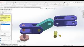 SolidWorks Beginners Tutorials | SolidWorks Sample Certification CSWA Assembly of Chain links & Pins