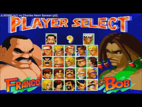 [HD] - Fightcade - Real Bout Fatal Fury 2 - JLW2490(USA) Vs Charles Henri Sanson(USA) - Part 1
