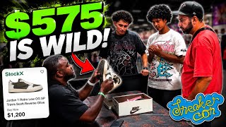He Wanted $575 For Used Travis Olives ?! (Sneaker Con D.C.)