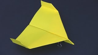 How to Make a Paper Airplane - Stealth Glider