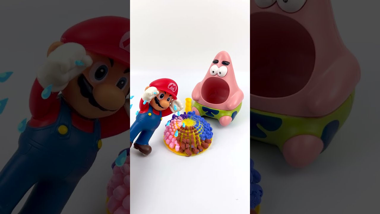 Satisfying Unboxing with Super Mario and Patrick star Cute Toys ASMR Video px1 #mario #toys