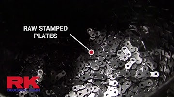 RK Chain Factory Process - Plate Punching
