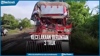 Kecelakaan Beruntun Libatkan 3 Truk di Indramayu, 2 Orang Meninggal