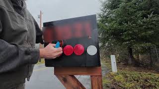 I'm Gonna Try Sticking These Reflectors to a Wet Mailbox