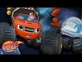 Astronaut Blaze Travels Through Outer Space to Mars! 🚀 | Blaze and the Monster Machines