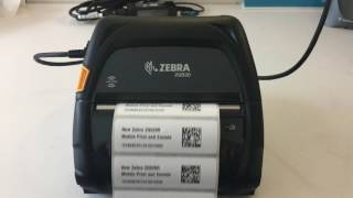 Zebra ZQ520 RFID mobile printer/encoder 