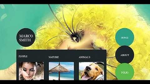 Preview Green _ Black Photographer Portfolio Drupal Theme