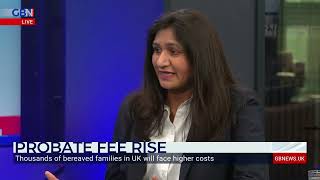 Priti Shah reacts to the probate fee rise in the UK