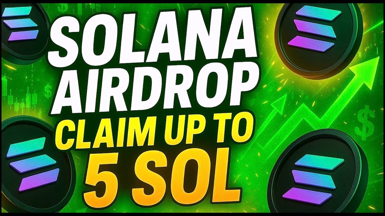 Solana Airdrop 2025 – How to Claim Up to 5 Free SOL Tokens | Full Guide