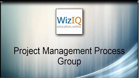 Project Management Process Group