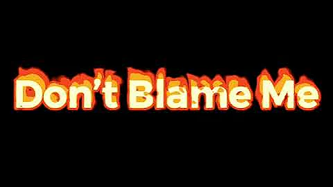 Don’t blame me by Taylor swift | audio edit