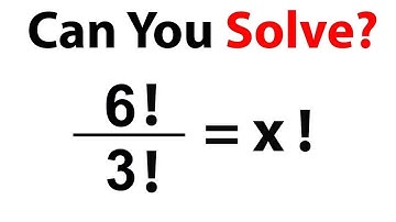 A Nice Factorial Problem | You Should Learn This Approach | Algebra