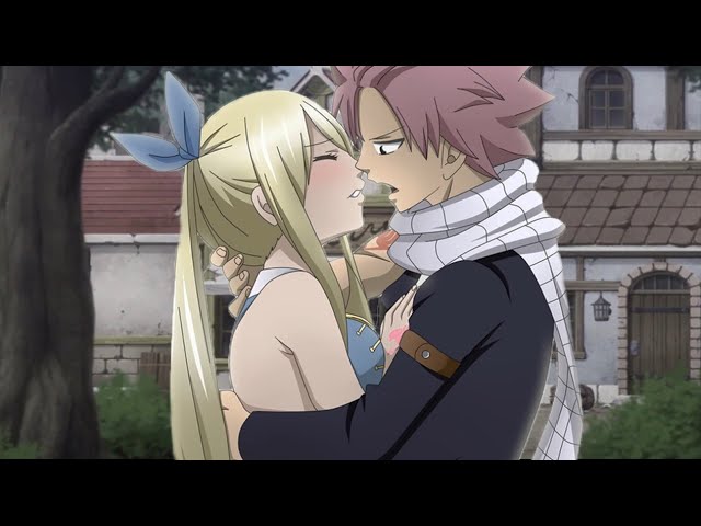 Natsu X Lucy Kiss Scene Fairy Tail 100 Years Quest New Anime Youtube