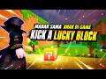 AWALNYA GA MAU, TERNYATA SERU! MAIN KICK A LUCKY BLOCK