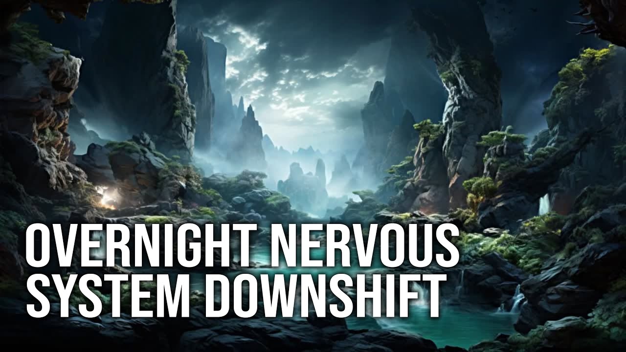 8 Hour Overnight Nervous System Reset | Brown Noise to Quiet the Mind & Promote Deep Sleep