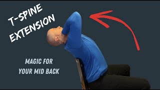 Thoracic Spine Extension - Mckenzie method - Great for back, neck, AND shoulder pains