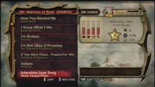 Guitar Hero 6 Warriors of rock songlist
