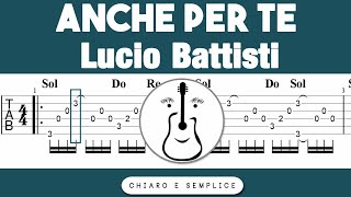 Pochi accordi, bellissima canzone di Lucio Battisti - Anche per te