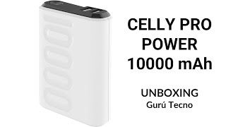 Celly Pro Power 10000 Mah - Unboxing