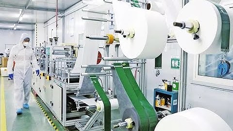 Full Automatic 3 Ply Medical Face Mask Making Machine