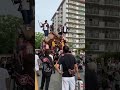 【だんじり】令和4年6月19日(日)大阪市 平野区 泥堂町 制動テスト #Shorts