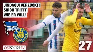Jindaoui verzückt! Sirch trifft wieder: Hertha BSC II - 1. FC Lok Leipzig | Regionalliga Nordost