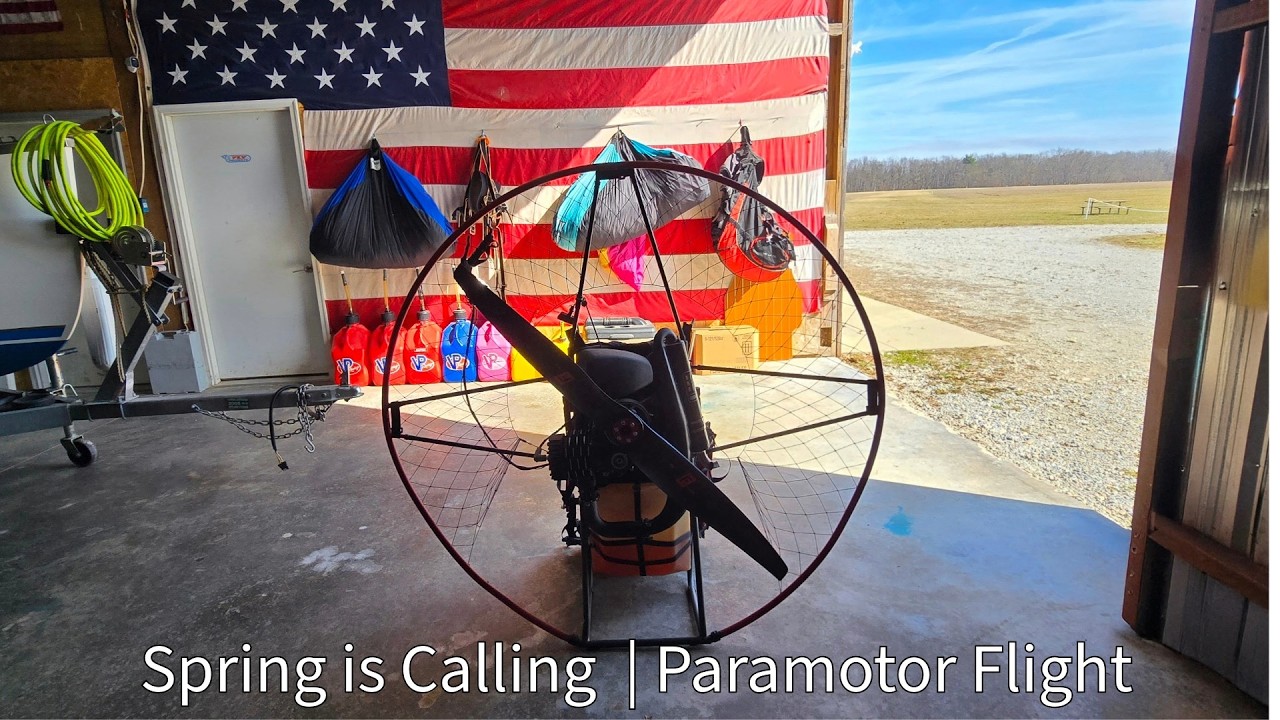 Small paramotor meetup with evening flight.
