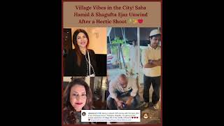 True veteran goals! Saba Hamid shared some incredibly wholesome moments on set.