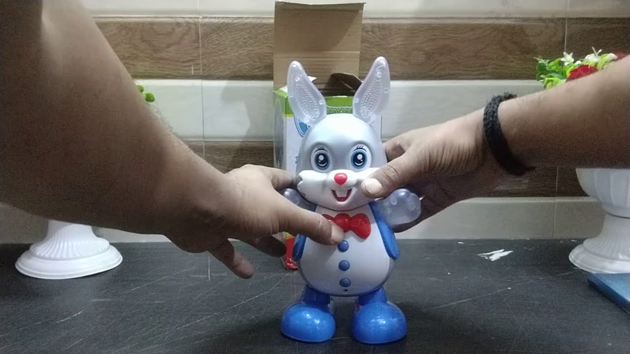 Musical Dancing Rabbit toy with Lightning Effect TedKart Abhi YouTube