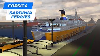 🛳️ (ROBLOX Vehicle Ferry Crossing) Corsica Sardinia Ferries | Bastia - Savona screenshot 5