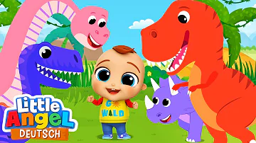 Das Dino-Lied | Zeichentrick | Little Angel Deutsch - Kinderlieder