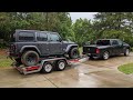 Hauling my Jeep JL to Outlaw Offroad