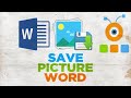 How to Save a Picture from a Microsoft Word document