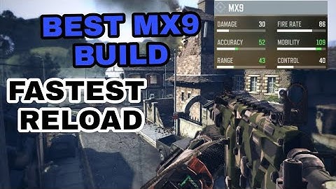 BEST SMG MX9 BEST BUILD WITH HYBRID MAG (Fastest Reload + Easy Kills) | COD MOBILE