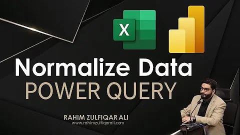 Normalize Data in Microsoft #Excel 365 using Power Query